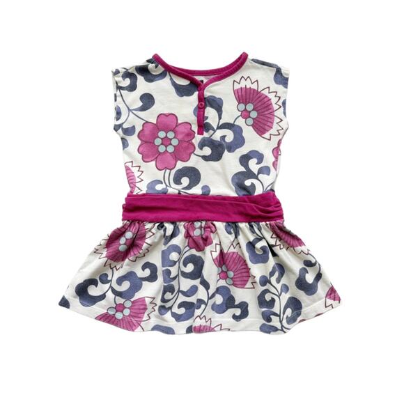 Tea Collection Floral Button Dress Size 2 - Picture 1 of 5